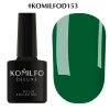 Gel polish Komilfo Deluxe Series No. D153 (green, enamel), 8 ml