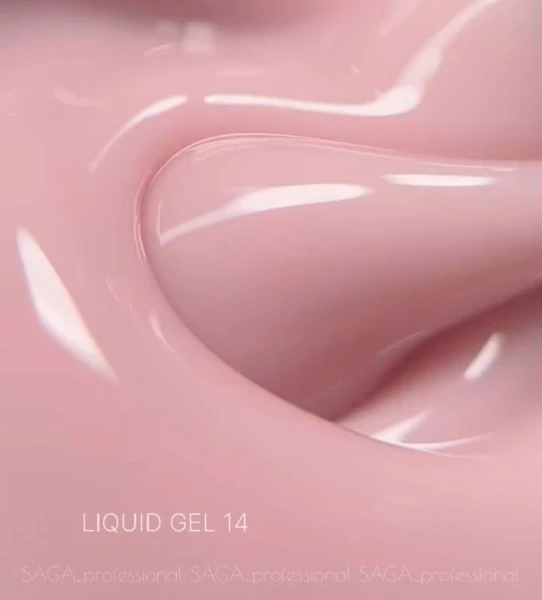 Saga professional Гель для наращивания Liquid Gel №14, 15 мл, 15 мл