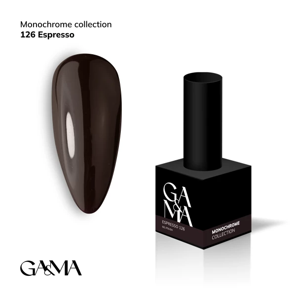 GA&MA Monochrome collection 126 Espresso, 10 ml