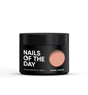 NAILSOFTHEDAY Poly Gel nude nr 06, 30 ml