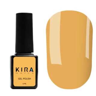 Гель-лак Kira Nails №023 (сонячно-жовтий, емаль), 6 мл