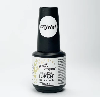 Nailapex Top „Crystal Top” bez niebieskiego filtra UV 15 ml