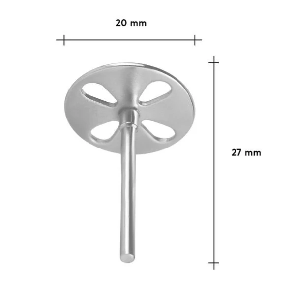 Pedicure disk PODODISC STALEKS PRO M complete with a replaceable file 180 grit 5 pcs (20 mm)