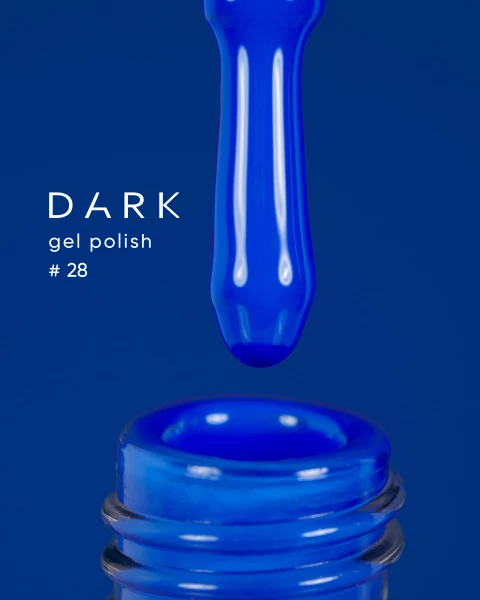 Dark gel polish (new collection) 28, 10 ml