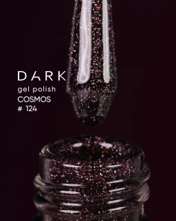 Dark gel polish Cosmos 124, 10 ml