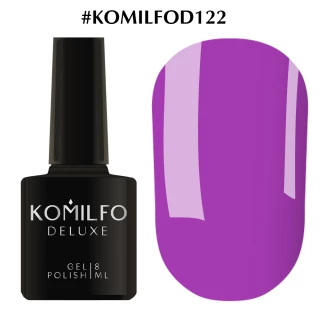 Lakier hybrydowy Komilfo Deluxe Series nr D122 (intensywny fiolet, emalia), 8 ml