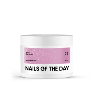 NAILSOFTHEDAY Cover base shimmer nr 27, 30 ml