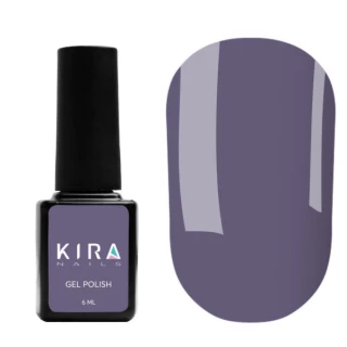 Гель-лак Kira Nails №159 (приглушений сіро-фіолетовий, емаль), 6 мл