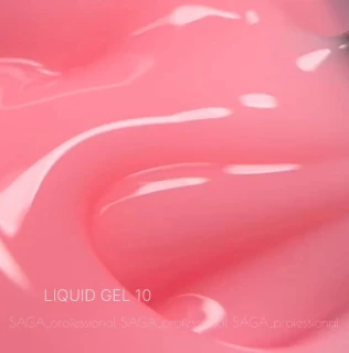 Saga professional Гель для наращивания Liquid Gel №10, 15 мл, 15 мл