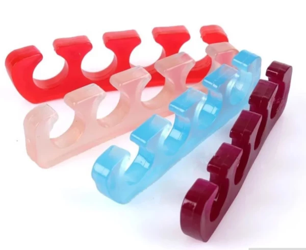 Separators for toes, silicone