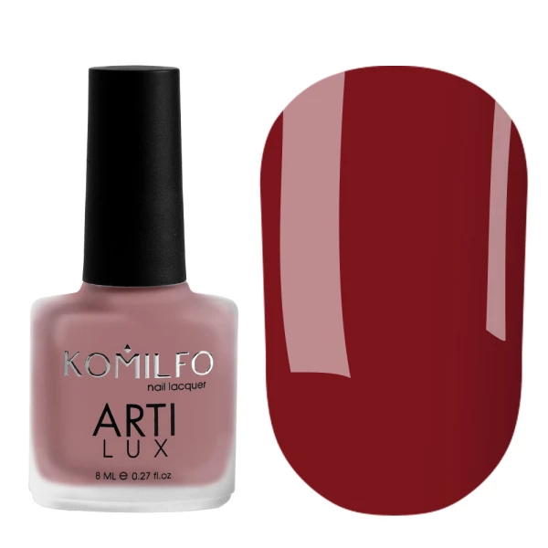 Лак для нігтів Komilfo ArtiLux Lady in Red 004, 8 ml