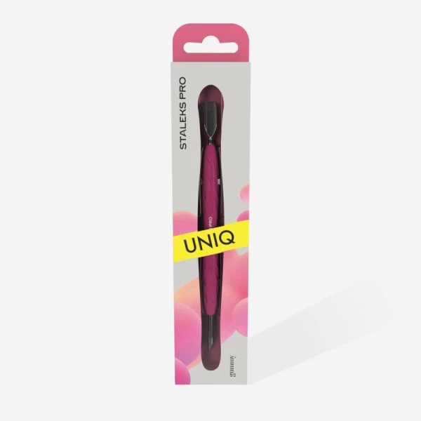 Manicure pusher Gummy with silicone handle UNIQ 10 TYPE 2