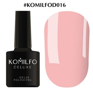 Lakier hybrydowy Komilfo Deluxe Series nr D016 (różowy sorbet, emalia), 8 ml