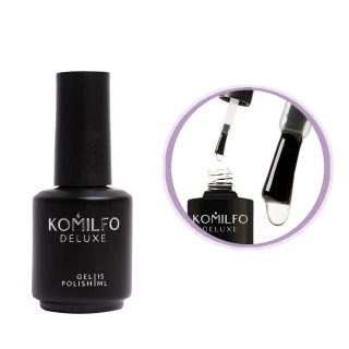 Komilfo No Wipe No UV Top - top do lakieru hybrydowego bez lepkiej warstwy BEZ filtrów UV, 15 ml