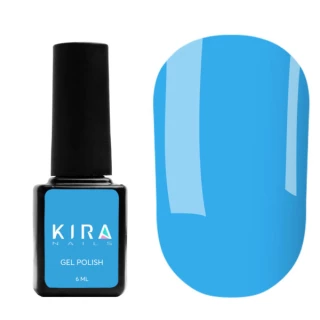 Гель-лак Kira Nails №082 (блакитний, емаль), 6 мл