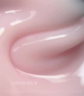 Saga professional Гель для наращивания Liquid Gel №06, 15 мл, 15 мл