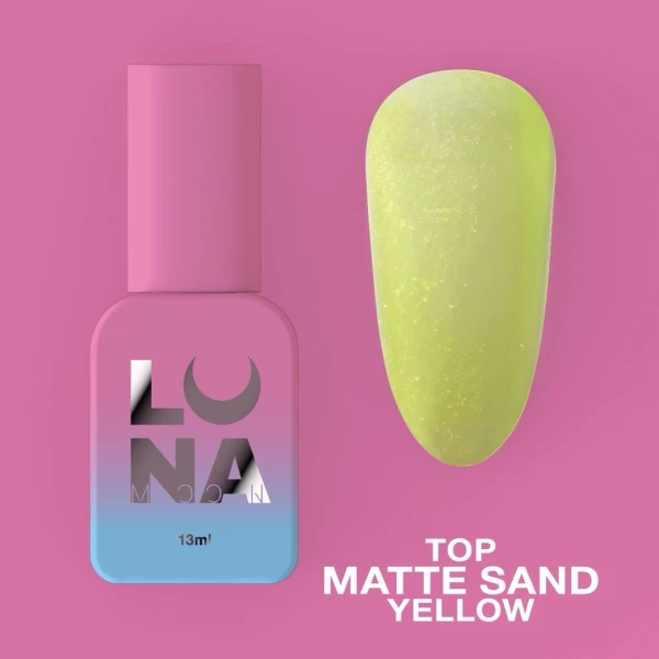 Luna Top Matte Sand Yellow, 13 ml