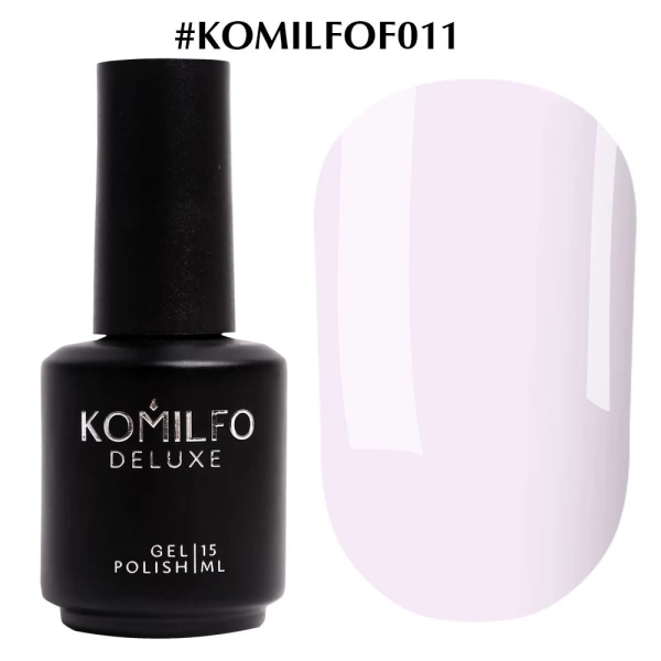 Гель-лак Komilfo French Collection №F011 (светло-сиреневый, эмаль, для френча), 15 мл