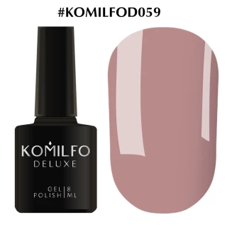 Lakier hybrydowy Komilfo Deluxe Series nr D059 (marsala kawowa, emalia), 8 ml