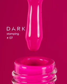 DARK Stamping polish No. 07, 10 ml (raspberry)