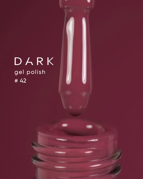 Dark gel polish (new collection) 42, 10 ml