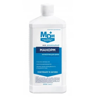 Manorm, 1000 ml - Antiseptic disinfectant for hands and surfaces