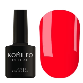 Гель-лак Komilfo Kaleidoscopic Collection K008 (ярко-красный, неоновый), 8 мл