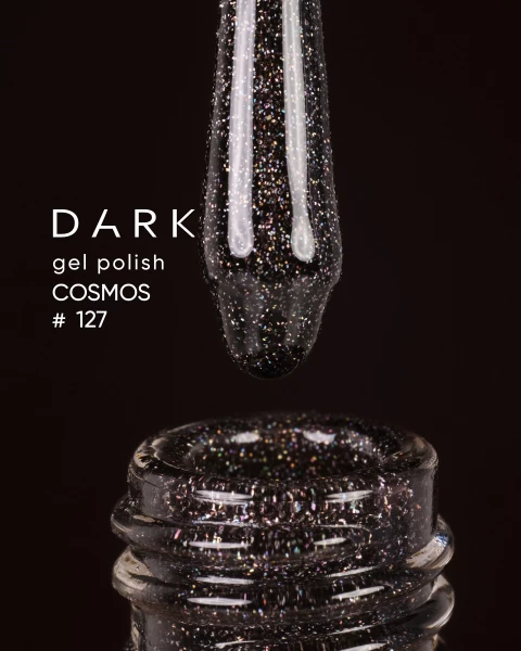 Dark gel polish Cosmos 127, 10 ml