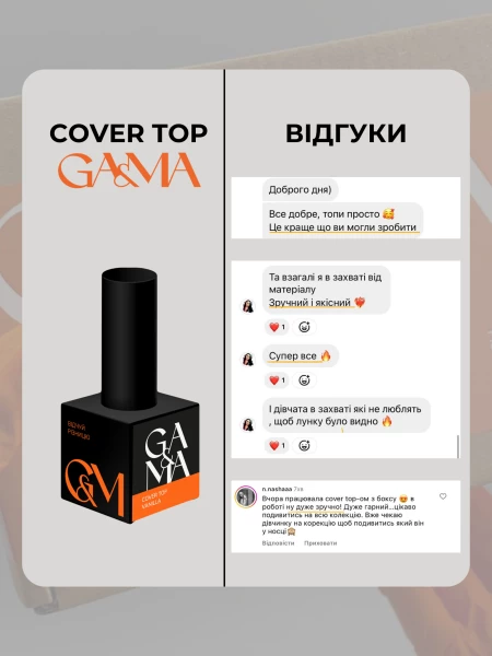 Ga&Ma Cover top Veil, 10 ml