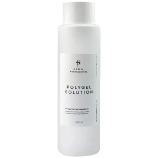 Saga professional Polygel Solution - płyn do polygelu, 500 ml