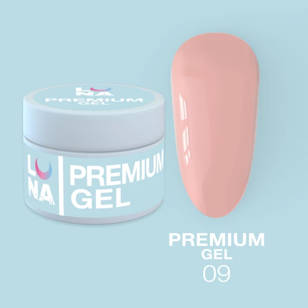 Luna Gel Premium №09, 15 ml