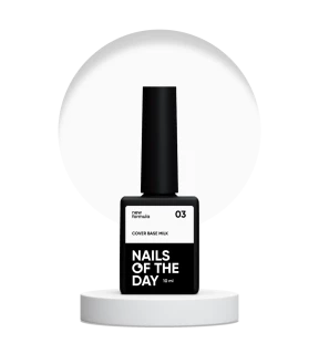 NAILSOFTHEDAY Cover base Milk №03, 10 ml