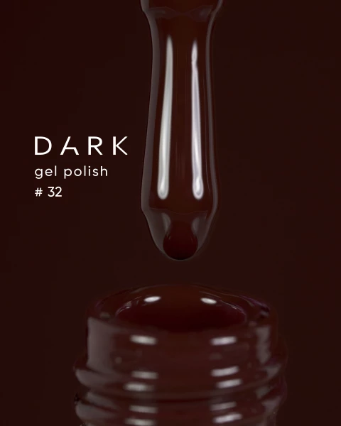 Dark gel polish (new collection) 32, 6 ml