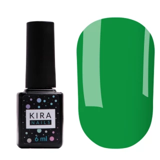 Gel polish Kira Nails No. 179 (leafy green, enamel), 6 ml