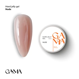 Ga&Ma Hard Jelly gel nude, 15 ml