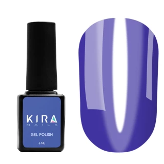 Гель-лак Kira Nails Vitrage №V10 (фіолетовий темний, вітражний), 6 мл