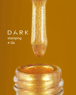 DARK Stamping polish No. 04, 10 ml (gold)