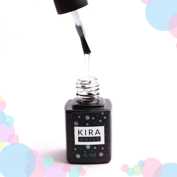 Kira Nails Rubber Base Coat - каучукове, базове покриття, 6 мл