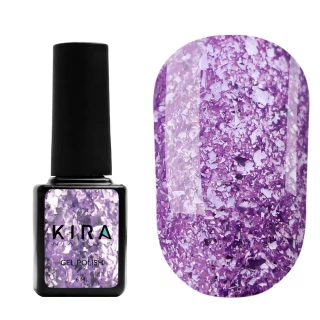 Гель-лак Kira Nails Shine Bright №007 (світло-фіолетовий з блискітками), 6 мл