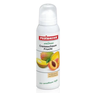 Fruit cream foam with mango and peach butter Pedibaehr 125 ml.