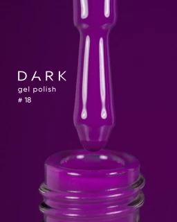 Dark gel polish (new collection) 18, 6 ml