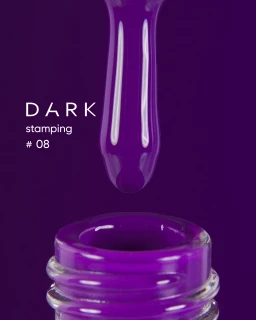 DARK Stamping polish No. 08, 10 ml (purple)