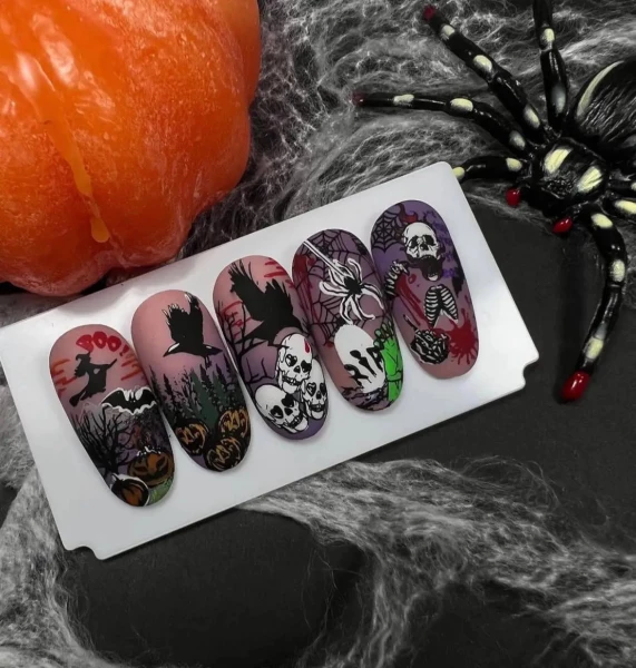 ART Stamping Пластина для стемпинга Halloween