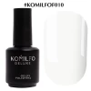 Гель-лак Komilfo French Collection №F010 (белый, эмаль, для френча), 15 мл