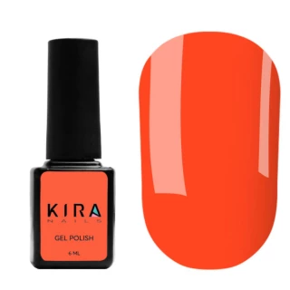 Гель-лак Kira Nails №106 (світло-кораловий, неоновий), 6 мл