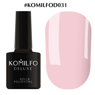 Lakier hybrydowy Komilfo Deluxe Series nr D031 (kremowo-fioletowy, emalia), 8 ml