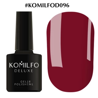 Lakier hybrydowy Komilfo Deluxe Series nr D096 (bordowy marsala, emalia), 8 ml