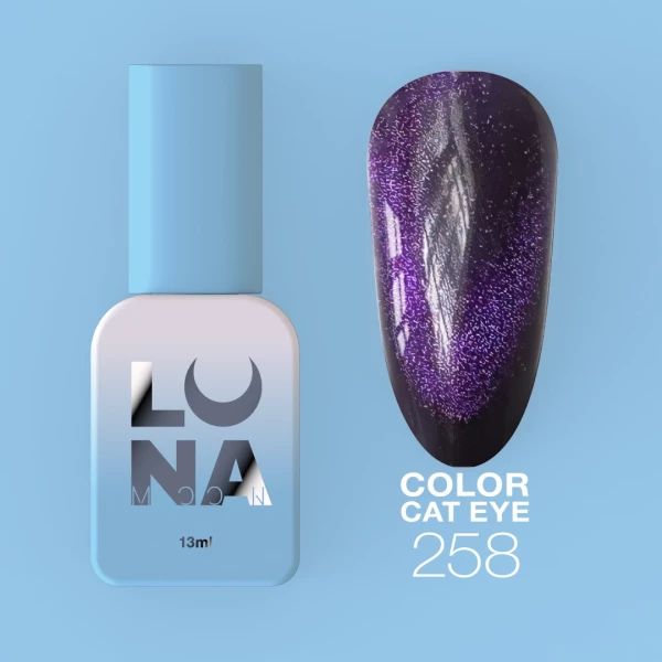 Luna Gel polish Color Cat Eye No. 258, 13 ml