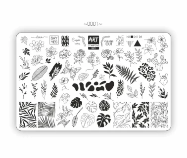 ART Stamping Plate 0001