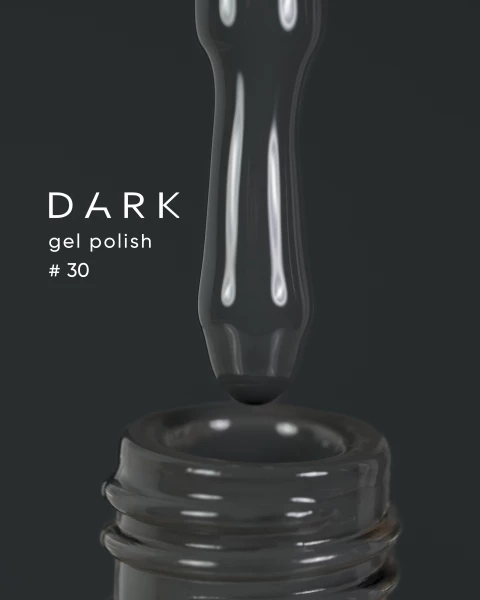 Dark gel polish (new collection) 30, 10 ml